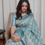Bhavana Instagram – 💙 Saree @kanchivaram.in 
Earrings @pureallure.in 
Photography @akshaykumar_photography 
Styling @sabarinathk_ #Bhavana #Bhavanamenon #MrsJune6