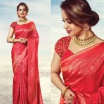 Bhavana Instagram - 🌹🌹🌹Loved everything about this day, especially how the 6 yards of this beautiful Kanchipuram - Banaras union made me feel ♥️♥️♥️ Makeup & Hair @jaan_moni_das #Bhavana #BhavanaMenon #Mrsjune6