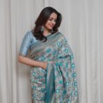Bhavana Instagram – 💙 Saree @kanchivaram.in 
Earrings @pureallure.in 
Photography @akshaykumar_photography 
Styling @sabarinathk_ #Bhavana #Bhavanamenon #MrsJune6
