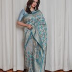 Bhavana Instagram – 💙 Saree @kanchivaram.in 
Earrings @pureallure.in 
Photography @akshaykumar_photography 
Styling @sabarinathk_ #Bhavana #Bhavanamenon #MrsJune6