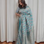 Bhavana Instagram – 💙 Saree @kanchivaram.in 
Earrings @pureallure.in 
Photography @akshaykumar_photography 
Styling @sabarinathk_ #Bhavana #Bhavanamenon #MrsJune6