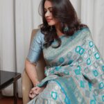 Bhavana Instagram – 💙 Saree @kanchivaram.in 
Earrings @pureallure.in 
Photography @akshaykumar_photography 
Styling @sabarinathk_ #Bhavana #Bhavanamenon #MrsJune6