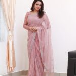Bhavana Instagram - 🌸🌸🌸🌸 Styling @sabarinathk_ Jewellery @seeruscollections Hair @jeenastudio Photography @pranavraaaj Makeup by me 🧚🏻‍♀️ #Bhavana #BhavanaMenon #Mrsjune6