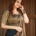 Bhavana Instagram - Sending you my hearffelt wishes 🎇🎆🎉🎊🎁🛍💰 May you be blessed with peace and prosperity 🤗💛 #HappyVishu#HappyTamilPuthandu Outfit @sabarinathk_ Jewellery @ezerjewellery Hair @femy_antony__ 📸 @pranavraaaj Makeup by Me 😈 #Bhavana #BhavanaMenon #Mrsjune6
