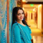 Bhavana Instagram - Shades Of Blue 💙🩵🦋🫐 Outfit & Styling @sabarinathk_ Hair @jeenamakeupartist 📸 @pranavraaaj #Bhavana #BhavanaMenon #Mrsjune6