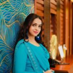 Bhavana Instagram - Shades Of Blue 💙🩵🦋🫐 Outfit & Styling @sabarinathk_ Hair @jeenamakeupartist 📸 @pranavraaaj #Bhavana #BhavanaMenon #Mrsjune6