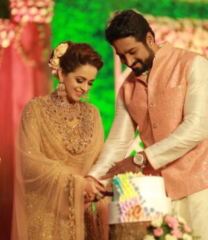 Bhavana Instagram - ♥️♥️♥️ #WeddingReception #BhavanaNaveen #Bhavana #BhavanaMenon #Mrsjune6
