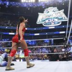Bianca Crawford Instagram - One step closer to #wrESTleMania! See you in Perth #EliminationChamber #ESTofWWE #Smackdown