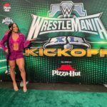 Bianca Crawford Instagram - You can’t spell wrESTleMania without EST! wrESTleMania XL Kickoff! #RoadToWrESTleMania #WrESTleMania #wrESTleMania40 #ESTofWWE T-Mobile Arena, Las Vegas
