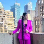 Bianca Crawford Instagram - 💜💕🏙️ Makeup: @beautybyjett #ESTofWWE New York