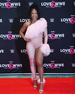 Bianca Crawford Instagram - 💕Love & WWE : Bianca & Montez💕
Feb 2nd on @hulu 
#LoveAndWWE 

Makeup: @beautybyjett
📸: @andreakellawayphotography