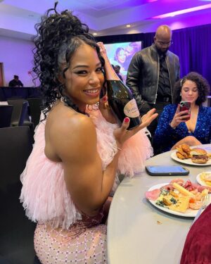 Bianca Crawford Instagram - 💕Love & WWE : Bianca & Montez💕
Feb 2nd on @hulu 
#LoveAndWWE 

Makeup: @beautybyjett
📸: @andreakellawayphotography