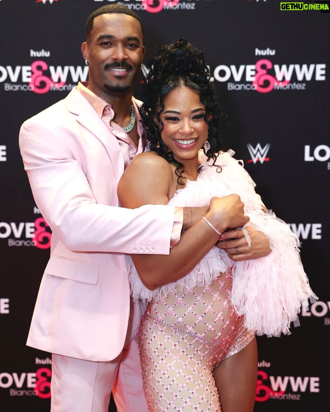 Bianca Crawford Instagram - Love & WWE Bianca & Montez The Season Premiere! We would like to thank everyone for coming out and supporting us at the screening of “Love & WWE : Bianca & Montez.” Can’t wait for the world to see all episodes on February 2, 2024 on @hulu !!!!! #LoveAndWWE Glam: @beautybyjett 📸: @andreakellawayphotography