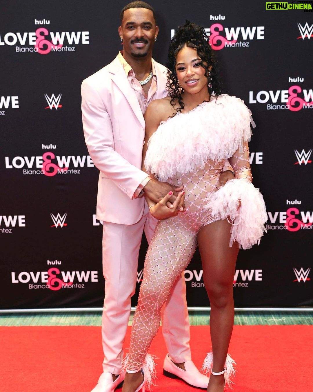 Bianca Crawford Instagram - Love & WWE Bianca & Montez The Season Premiere! We would like to thank everyone for coming out and supporting us at the screening of “Love & WWE : Bianca & Montez.” Can’t wait for the world to see all episodes on February 2, 2024 on @hulu !!!!! #LoveAndWWE Glam: @beautybyjett 📸: @andreakellawayphotography