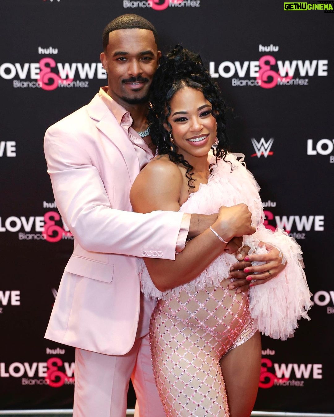 Bianca Crawford Instagram - Love & WWE Bianca & Montez The Season Premiere! We would like to thank everyone for coming out and supporting us at the screening of “Love & WWE : Bianca & Montez.” Can’t wait for the world to see all episodes on February 2, 2024 on @hulu !!!!! #LoveAndWWE Glam: @beautybyjett 📸: @andreakellawayphotography
