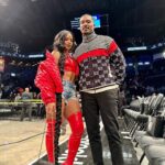 Bianca Crawford Instagram - One of the many stops this week! 🏀Nets vs Knicks game