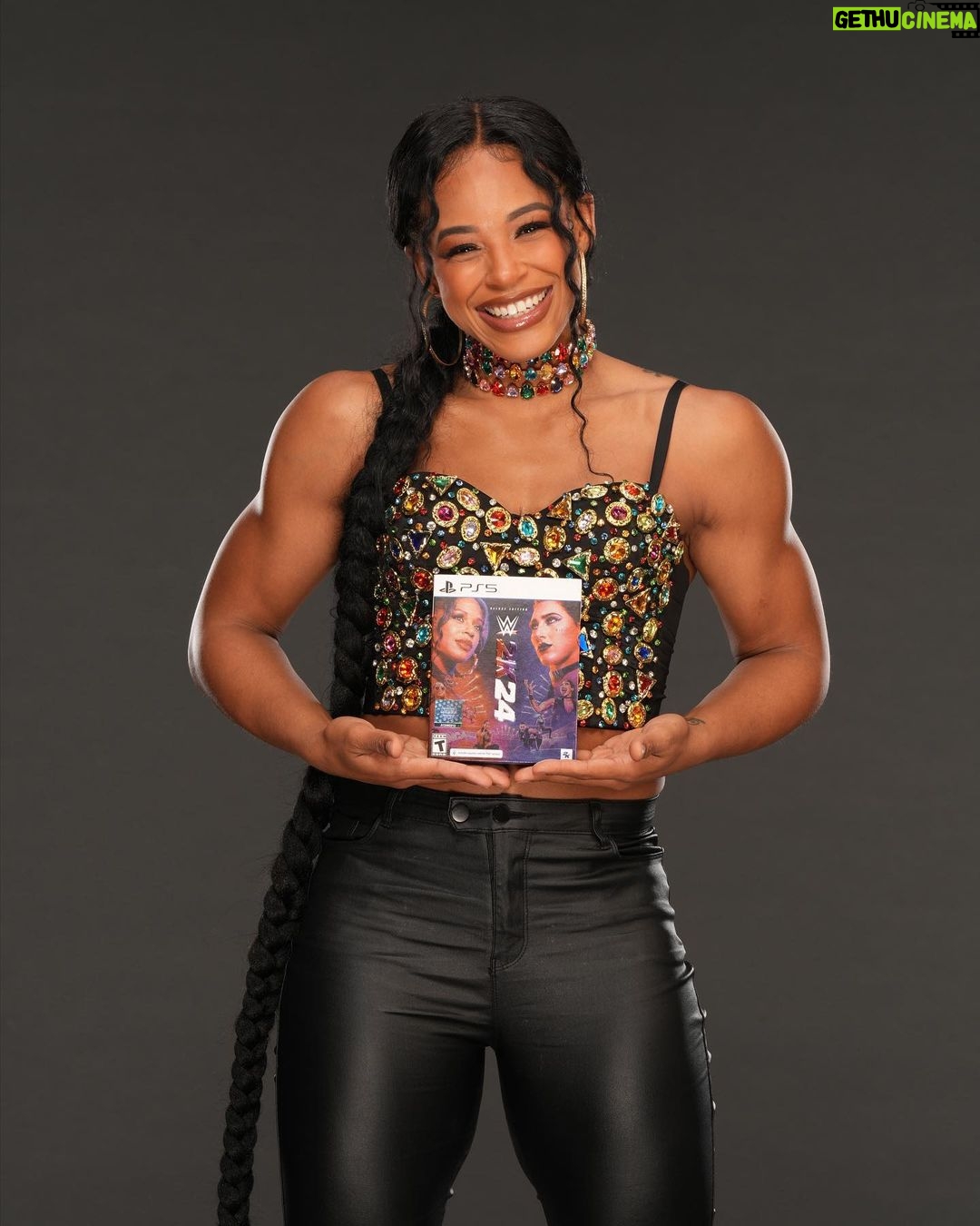 Bianca Crawford Instagram - Happy Launch Day! #WWE2k24 Cover Star ⭐️ This is a day of celebration! Now go buy the game! ❤️❤️❤️ I love my community! We represent power, grace, humility, positivity, strength, love, compassion, confidence, fearlessness, morale, fortitude, assurance, pride, unity, integrity… and you showed that! I see yall. I love yall. I appreciate y’all. 🥰 #ESTofWWE #ESTate #ESTies