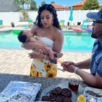 Bianca Crawford Instagram – 🌻🌻
Parents. Friends… and BABIES!
Because family is everything.
Swipe to slide 4 to see a picture of me with a baby… don’t I look good? 👀👀👀
This episode was a lot to unpack in a fun way.
Overworking, burn out, over achieving, relationship with food, communicating, safe spaces, support, family, balance.
Listen to your body. Focusing on your mental health. Lean on your support system. Sometimes, you have to decide you aren’t a superhero and stop trying to do it all. Sometimes, you need to rest. You need family. You need friends. You need good food. You need fun. And you need matching sunflower shirts and a baby. My type of self care.
#LOVEandWWE
#biancaandmontez
#hulu