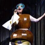 Björk Instagram - thanks for tonight Leipzig! musicians : @viibraflutes @bergurth @manudelagomusic @katiebuckleyharpist bjork wood sculpture outfit @zomer.official @xylomancia_ dress @kwkbykaykwok headpieces @james.t.merry sphæra dress @irisvanherpen musicians outfits @balmain hair @johnvialhair musicians hair @tomikono_wig makeup @isshehungry styling @eddagud photos @santiagraphy Leipzig, Germany