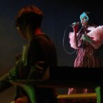 Björk Instagram - thanks for tonight vienna! It was a pleasure having one of your very own onstage tonight, manu delago. musicians : @viibraflutes @bergurth @manudelagomusic @katiebuckleyharpist bjork outfit @ndreaskronthaler @viviennewestwood headpieces @james.t.merry gloves @jan_eneskey shoes @melissaofficial x victor & rolf sphaera dress @irisvanherpen musicians outfits @balmain hair pieces @tomikono_wig makeup @isshehungry styling @eddagud photos @santiagraphy Vienna, Austria