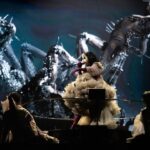 Björk Instagram - thank you lisbon for a wonderful evening ! musicians : hamrahlíð choir , @viibraflutes , @bergurth , @manudelagomusic , @katiebuckleyharpist björk dress @noirkeininomiya lace bodysuit @sarahregensburger_official headpieces @james.t.merry shoes @maisonmargiela encore outfits @irisvanherpen & @noirkeininomiya bodysuit by helen miraudo musicians outfits @balmain hair pieces @tomikono_wig makeup @isshehungry hair @_vascofreitas_ styling @eddagud photos @santiagraphy #cornucopia Lisbon, Portugal