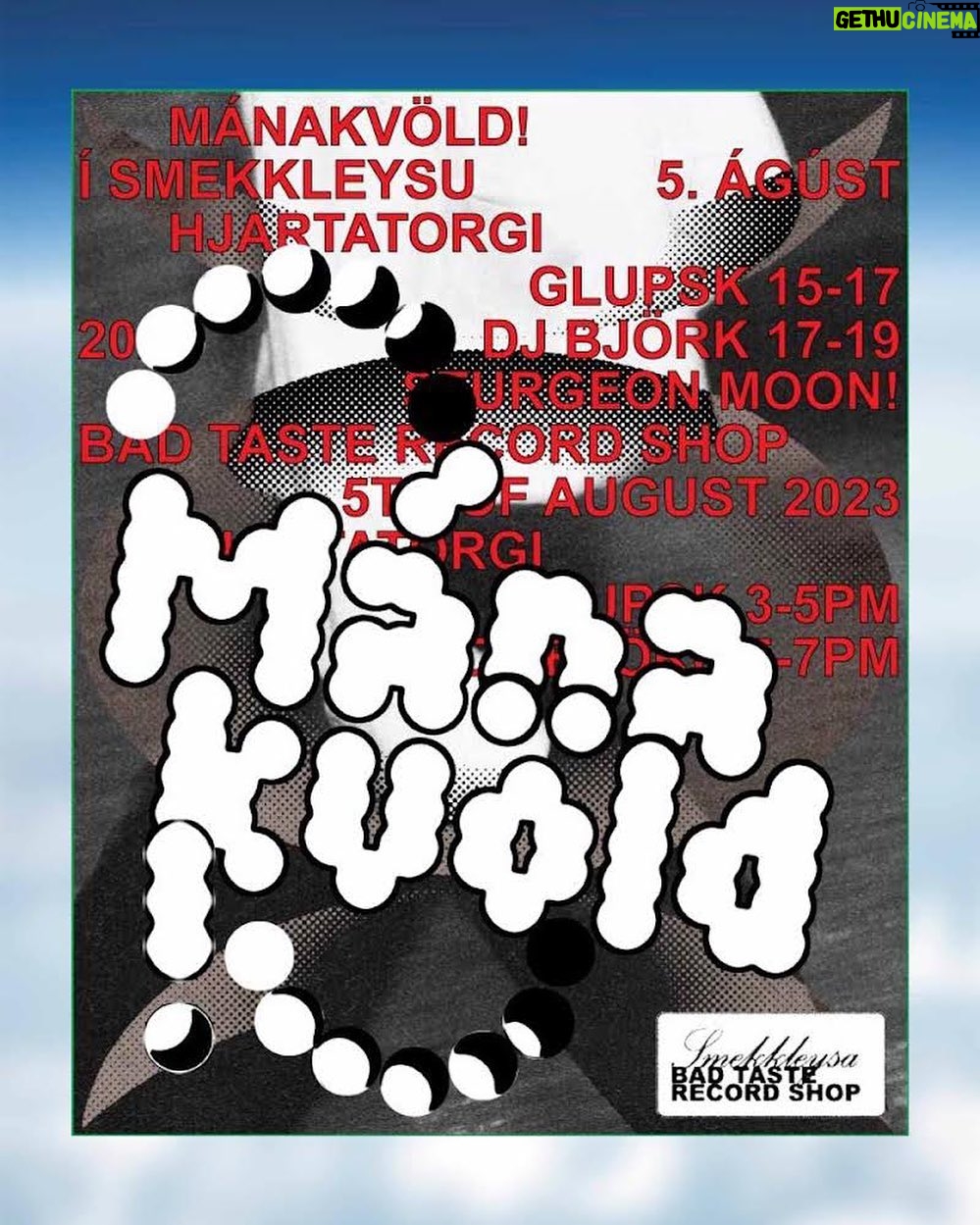 Björk Instagram - tomorrow @smekkleysa_sm Reykjavík, Iceland