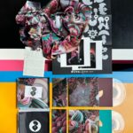 Björk Instagram - the fossora box set designed by @mmparisdotcom available via link in bio Includes: 5 reimagined tracks on 2 x 10” crystal clear vinyl 100% silk oversized scarf 2 x fine art pigment prints atopos score book illustrated booklet music notebook fossora alphabet poster certificate of authenticity