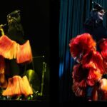 Björk Instagram - thank you madrid for a beautiful evening ! musicians : @viibraflutes @bergurth @manudelagomusic @katiebuckleyharpist bjork dress @stinarand headpieces @james.t.merry leggings @vanebon shoes @maisonmargiela  encore outfit @irisvanherpen musicians outfits @balmain hair pieces @tomikono_wig makeup @isshehungry styling @eddagud photos @santiagraphy