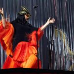 Björk Instagram - thank you madrid for a beautiful evening ! musicians : @viibraflutes @bergurth @manudelagomusic @katiebuckleyharpist bjork dress @stinarand headpieces @james.t.merry leggings @vanebon shoes @maisonmargiela  encore outfit @irisvanherpen musicians outfits @balmain hair pieces @tomikono_wig makeup @isshehungry styling @eddagud photos @santiagraphy