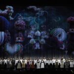 Björk Instagram - thank you lisbon for a wonderful evening ! musicians : hamrahlíð choir , @viibraflutes , @bergurth , @manudelagomusic , @katiebuckleyharpist björk dress @noirkeininomiya lace bodysuit @sarahregensburger_official headpieces @james.t.merry shoes @maisonmargiela encore outfits @irisvanherpen & @noirkeininomiya bodysuit by helen miraudo musicians outfits @balmain hair pieces @tomikono_wig makeup @isshehungry hair @_vascofreitas_ styling @eddagud photos @santiagraphy #cornucopia Lisbon, Portugal