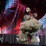Björk Instagram - thank you lisbon for a wonderful evening ! musicians : hamrahlíð choir , @viibraflutes , @bergurth , @manudelagomusic , @katiebuckleyharpist björk dress @noirkeininomiya lace bodysuit @sarahregensburger_official headpieces @james.t.merry shoes @maisonmargiela encore outfits @irisvanherpen & @noirkeininomiya bodysuit by helen miraudo musicians outfits @balmain hair pieces @tomikono_wig makeup @isshehungry hair @_vascofreitas_ styling @eddagud photos @santiagraphy #cornucopia Lisbon, Portugal