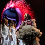 Björk Instagram - thank you lisbon for a wonderful evening ! musicians : hamrahlíð choir , @viibraflutes , @bergurth , @manudelagomusic , @katiebuckleyharpist björk dress @noirkeininomiya lace bodysuit @sarahregensburger_official headpieces @james.t.merry shoes @maisonmargiela encore outfits @irisvanherpen & @noirkeininomiya bodysuit by helen miraudo musicians outfits @balmain hair pieces @tomikono_wig makeup @isshehungry hair @_vascofreitas_ styling @eddagud photos @santiagraphy #cornucopia Lisbon, Portugal