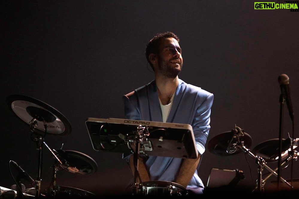 Björk Instagram - our cornucopia percussionist @manudelagomusic ! Manu Delago is a Grammy-nominated musician & composer. The London-based artist started working with Björk on her album Biophilia in 2011 and has since been her touring percussionist. The Austrian drummer has also closely collaborated with sitar player Anoushka Shankar on several projects, toured around the world with Ólafur Arnalds and performed as soloist with the London Symphony Orchestra. Manu has released several albums with his own music including the environmental projects Parasol Peak (a mountaineering expedition in the Alps with 7 musicians, performing and recording music at various altitudes) and his latest release Environ Me. His band just completed their second ReCycling Tour, a green concert tour on bicycles on which they played 18 concerts and cycled 1425km from the Alps to the North Sea.