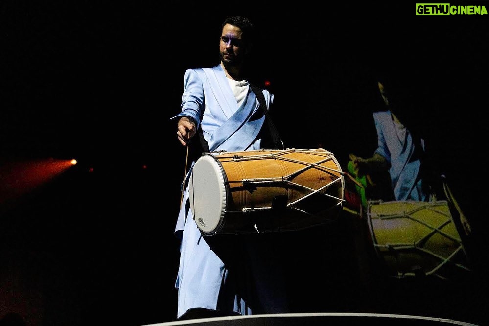 Björk Instagram - our cornucopia percussionist @manudelagomusic ! Manu Delago is a Grammy-nominated musician & composer. The London-based artist started working with Björk on her album Biophilia in 2011 and has since been her touring percussionist. The Austrian drummer has also closely collaborated with sitar player Anoushka Shankar on several projects, toured around the world with Ólafur Arnalds and performed as soloist with the London Symphony Orchestra. Manu has released several albums with his own music including the environmental projects Parasol Peak (a mountaineering expedition in the Alps with 7 musicians, performing and recording music at various altitudes) and his latest release Environ Me. His band just completed their second ReCycling Tour, a green concert tour on bicycles on which they played 18 concerts and cycled 1425km from the Alps to the North Sea.