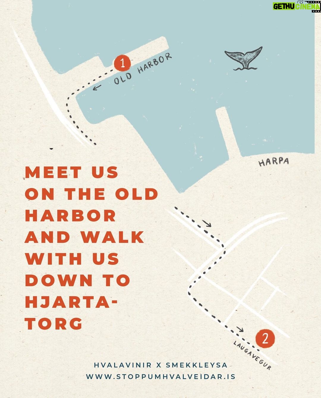 Björk Instagram - join us for a day of music, solidarity and artistic expression as we gather for a cause close to our hearts . the event is organised to raise awareness for the 207 fin whales that will be hunted this summer, and to urge the icelandic government to immediately end the killing of whales @hvalavinir x @smekkleysa_sm artwork and graphic design by @styngvi Reykjavík, Iceland