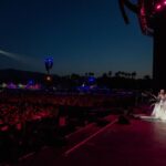 Björk Instagram - @coachella thank you for a magical evening !! conductor @bjarnifrimann orchestra : hollywood string ensemble björk dress @noirkeininomiya headpiece @james.t.merry bodysuit @solangel led sound reacting dress @claradaguin silver skirt @weishengparis makeup @isshehungry bjarni frímann top @maisonvalentino skirt @weishengparis styling @eddagud photos @santiagraphy drone photos @charles.reagan mask design & 3D sculpt @james.t.merry mask production @secca_kanazawa 3D printing support by DMM.make mask technical direction @suganokaoru producer : reiko kunieda drone light performance by @studio.drift @dronestories.show @twofiftyk @novaskystories björk creative direction : björk , @james.t.merry Coachella