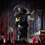 Björk Instagram - thank you tokyo for a great evening and thank you @kasimyn for joining us ! musicians @viibraflutes , @bergurth , @manudelagomusic , @katiebuckleyharpist , @kasimyn choir : @utabito_zanmai_samady photos @santiagraphy björk outfits @noirkeininomiya printed bodysuit @thorastefansdottir kas outfit @tomokoizumi all band outfits @balmain all headpieces @james.t.merry all hairpieces @tomikono_wig makeup @isshehungry styling @eddagud