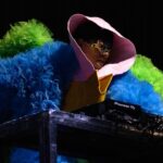Björk Instagram - thank you tokyo for a great evening and thank you @kasimyn for joining us ! musicians @viibraflutes , @bergurth , @manudelagomusic , @katiebuckleyharpist , @kasimyn choir : @utabito_zanmai_samady photos @santiagraphy björk outfits @noirkeininomiya printed bodysuit @thorastefansdottir kas outfit @tomokoizumi all band outfits @balmain all headpieces @james.t.merry all hairpieces @tomikono_wig makeup @isshehungry styling @eddagud