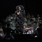 Björk Instagram - thank you tokyo for a great evening and thank you @kasimyn for joining us ! musicians @viibraflutes , @bergurth , @manudelagomusic , @katiebuckleyharpist , @kasimyn choir : @utabito_zanmai_samady photos @santiagraphy björk outfits @noirkeininomiya printed bodysuit @thorastefansdottir kas outfit @tomokoizumi all band outfits @balmain all headpieces @james.t.merry all hairpieces @tomikono_wig makeup @isshehungry styling @eddagud