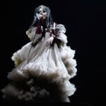 Björk Instagram - thanks for tonight tokyo and thank you @kasimyn for joining us ! musicians @viibraflutes , @bergurth , @manudelagomusic , @katiebuckleyharpist , @kasimyn choir : samady björk outfits @noirkeininomiya kas outfit @tomokoizumi all band outfits @balmain all headpieces @james.t.merry all hairpieces @tomikono_wig makeup @isshehungry styling @eddagud photos @santiagraphy