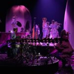 Björk Instagram - thanks for tonight tokyo and thank you @kasimyn for joining us ! musicians @viibraflutes , @bergurth , @manudelagomusic , @katiebuckleyharpist , @kasimyn choir : samady björk outfits @noirkeininomiya kas outfit @tomokoizumi all band outfits @balmain all headpieces @james.t.merry all hairpieces @tomikono_wig makeup @isshehungry styling @eddagud photos @santiagraphy