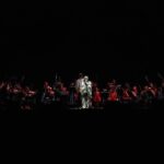 Björk Instagram - thanks for tonight tokyo ! conductor @bjarnifrimann orchestra : muroya strings headpiece @james.t.merry björk costume dress @delcoreofficial @danieldelcore bjarni outfit @__obsess__ hair @tomikono_wig makeup @isshehungry styling @eddagud photos @santiagraphy Tokyo, Japan