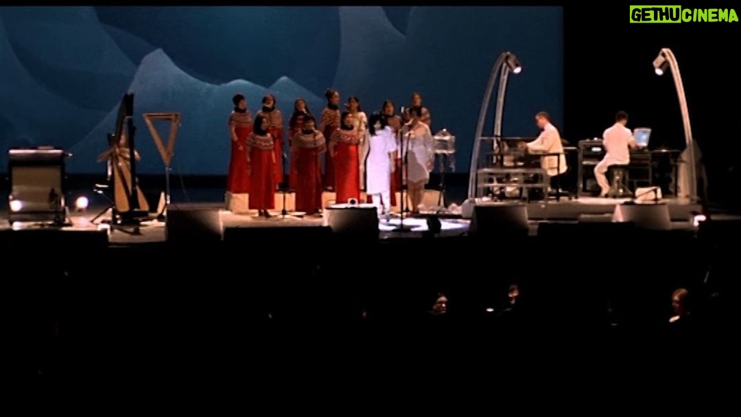 Björk Instagram - Next up of the live performances, is Undo, recorded live in 2001 at the Royal Opera House during one of the last shows of the Vespertine tour. The entire performance was then released on DVD in the following year, as Vespertine Live At Royal Opera House. On stage is the harpist Zeena Parkins @zpribbon with the electronic duo Matmos @xmatmosx , accompanied by a women's choir from Greenland and the Il Novecento Orchestra conducted by Simon Lee @simonleeconductor .