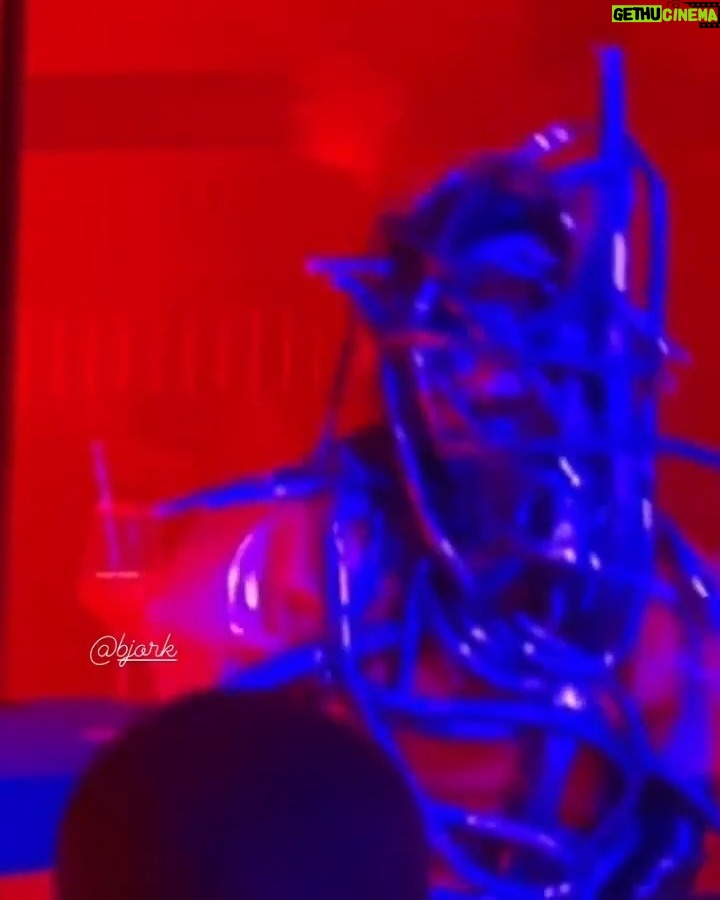 Björk Instagram - thanks so much for an incredible evening it was fun adding vocals to "snakes" and giving it as a present to alejandra @arca1000000 . dancing and laughing to her twerking to latino marching bands made my month loveness birch