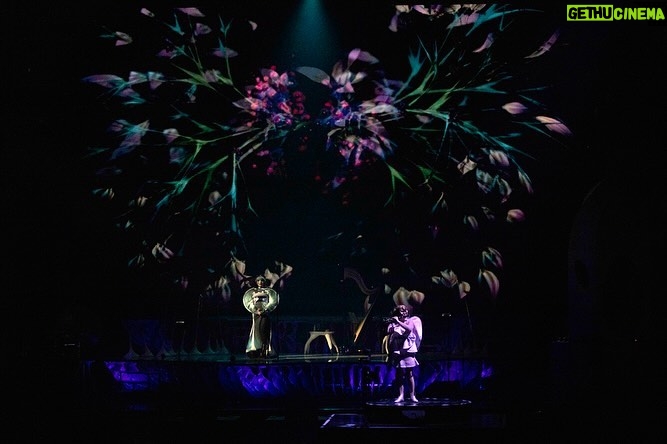 Björk Instagram - thanks for tonight bordeaux! musicians : @viibraflutes @bergurth @manudelagomusic @katiebuckleyharpist bjork outfit @kwkbykaykwok boots @driesvannoten headpieces @james.t.merry musicians outfits @balmain hair @johnvialhair musicians hair @tomikono_wig makeup @isshehungry styling @eddagud photos @santiagraphy Bordeaux, France