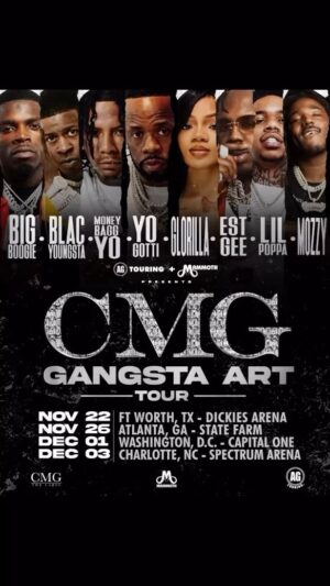 Blac Youngsta Instagram - Turn Down For Wattttt🙅🏾

CMG “GANGSTA ART” TOUR‼️
Presale tix Tuesday Oct 17 10am (password : CMG )🔥🔥🔥🔥🔥

Tickets Officially On Sale Wednesday October 18
#AllTicketMasterLocations🏋🏾‍♂️
