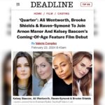 Brooke Shields Instagram - Honored to join the cast of ‘Quarter’ alongside some of my favorite people ❤️ Thanks to @deadline for breaking the news. We hope that it helps to normalize and bring awareness to Type 1 Diabetes. Plus, it’s just a great film!! Stay tuned for more.