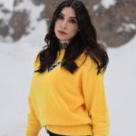Burcu Kiratli Instagram - 🎿❄️⛄️💛 ( son 3 fotoğraf ruh halim 😜 )