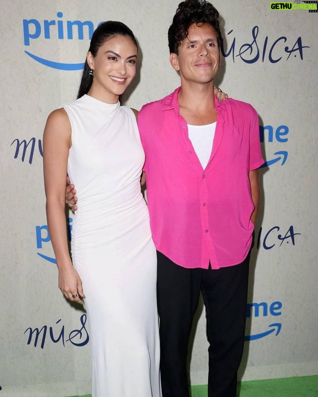 Camila Mendes Instagram - miami screening of música was a vibe 🇧🇷 swipe to the end to watch my mom out-dance everybody at the after party Miami Beach, Florida