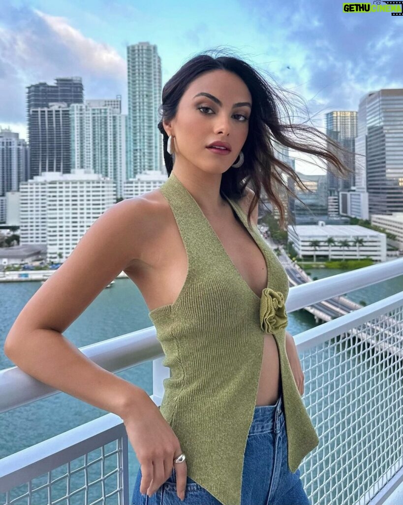 Camila Mendes Instagram - música press day in my hometown >>> Miami, Florida